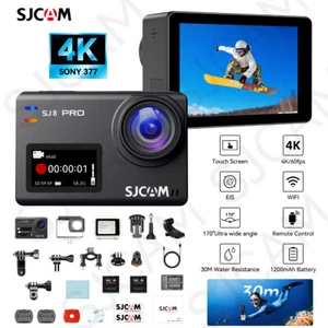 Action Cam 4K 2.33'' Touchscreen Sport Kamera EIS Micro Sd Karte SJCAM SJ8Pro - Bild 1 von 16