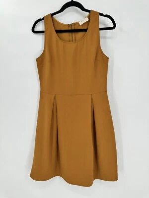 Everly Sleeveless Fit and Flare Mustard Yellow Dress Women's Size Medium - Image 1 of 4