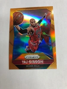 2015-16 Panini Prizm Taj Gibson #193 Orange Refractor Numbered 46/65 - Bild 1 von 4
