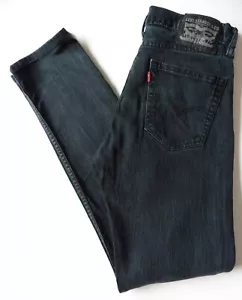 Men’s Levis Slim Fit Jeans W29 L32 Black Size 29R Levi Strauss - Picture 1 of 8