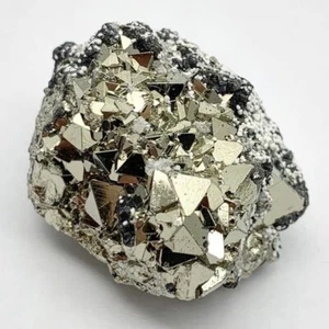 7.00 MM Pyrite Stone Original Cluster - High Energy Natural Iron Pyrite Stone - Picture 1 of 3