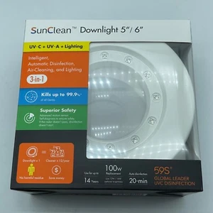 59S SunClean Downlight 5"/6" 3 in 1 UV-C+ UV-A+ Lighting - Picture 1 of 7