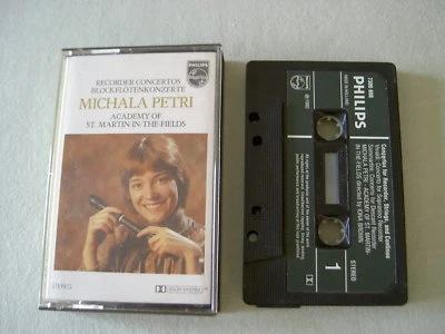 VIVALDI/SAMMARTINI/TELEMANN/HANDEL Recorder Concertos Petri Iona Brown cassette - Image 1 of 2