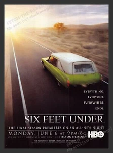 Six Feet Under HBO T.V. Show 2000s Print Advertisement Ad 2005 - Picture 1 of 1