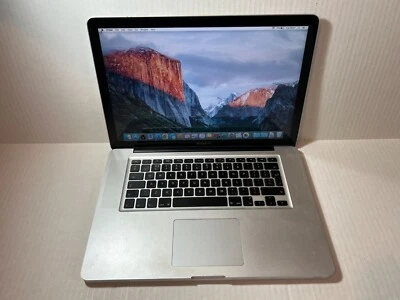 Apple MacBook Pro A1286 Late 2008 15" Core 2 Duo 4GB 120GB SSD El Capitan Laptop - Image 1 of 4