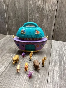 Biblical Religious Noah's Ark With Animals Giraffe Elephant Birds Lion Lioness - Picture 1 of 15