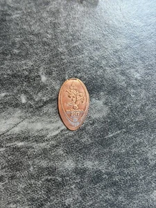Pressed Penny Elongated 2017 SORCERER MICKEY/CASTLE, FREE SHIPPING. - Picture 1 of 4