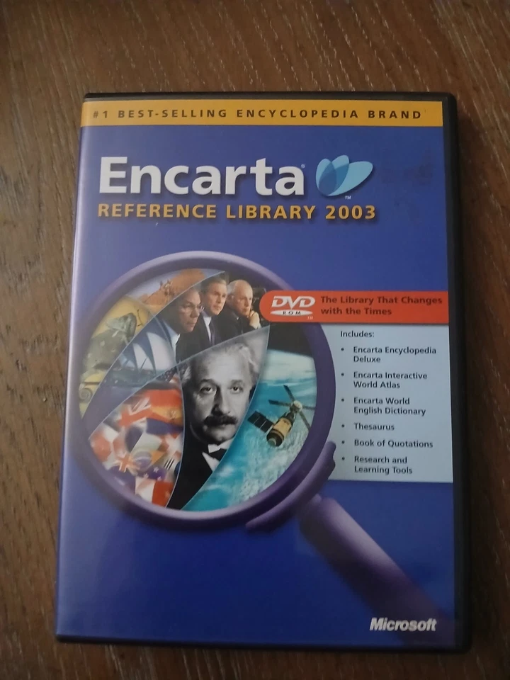 Microsoft Encarta Reference Library 2003 - DVD-ROM For PC - Pre-Owned - Image 1 of 1