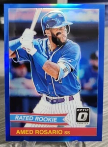 Amed Rosario 2018 Panini Optic Rated Rookie Retro Blue /149 #RR10 Mets/Yankees - Picture 1 of 2