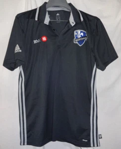MONTREAL IMPACT Mens Gray ADIDAS climalite MLS Soccer Polo Shirt Sz L - Picture 1 of 2
