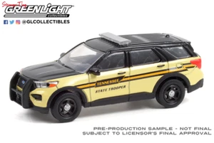 Ford Police Interceptor Tennessee State Greenlight 30296 1/64 Hot Pursuit 2020 - Imagen 1 de 1