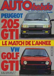 Hebdo Auto Nr.407 16.02.1984 VW Golf GTI 205 GTI - Bild 1 von 1