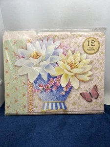 Jarrón Punch Studio Floral Chinoiserie 12 Carpetas de Archivo Mariposa Floral - Imagen 1 de 6