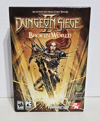 Dungeon Siege II: Broken World Expansion PC 2006 Small Box - BRAND NEW & SEALED - Image 1 of 4