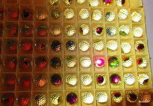 Lot 106 D.S. & Co Fireball Crystal Art 4852 8mm Vitrail Medium II Austrian - Picture 1 of 6