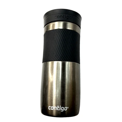 Contigo Stainless Steel Travel Mug Ignite Snapseal 20 oz Silver Gray Grip - Image 1 of 4