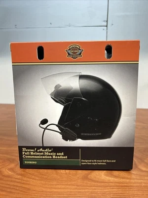 Harley Davidson Boom Audio полный шлем музыкальная коммуникация ̼77117-10 гарнитура JD - Изображение 1 из 4