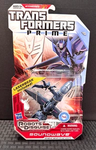 Hasbro Transformers Prime Soundwave & Laserbeak Deluxe Class - NEW Sealed MOC! - Picture 1 of 6