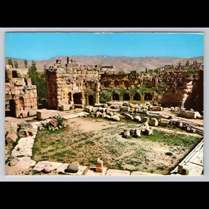 Postal de colección Baalbek Líbano 1966 sin publicar vista panorámica histórica ríos - Imagen 1 de 4
