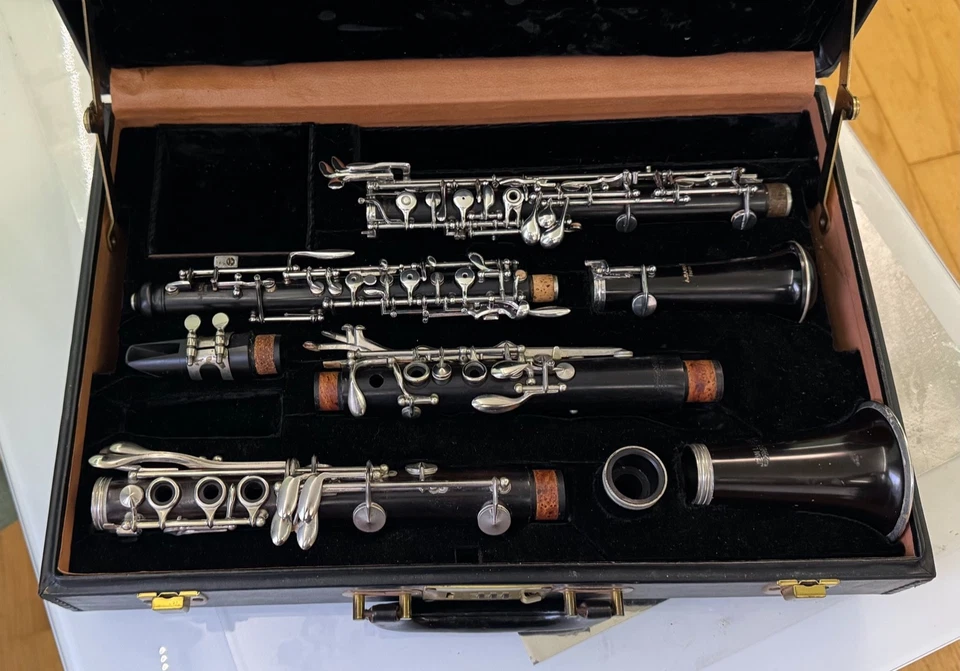 Funda doble de cuero ajustada a medida para oboe y clarinete G2U Foto 1 de 4