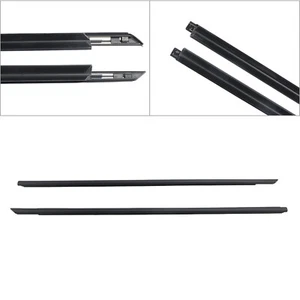 2pcs Front Door Window Belt Weatherstrip For DODGE CHALLENGER 2008-2017 A3 - Picture 1 of 15