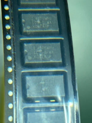 25 NEW ECS ECS-8FMX-024-TR 2.4576 MHz XO CMOS, TTL Oscillator 5V 4-SOJ - Image 1 of 2