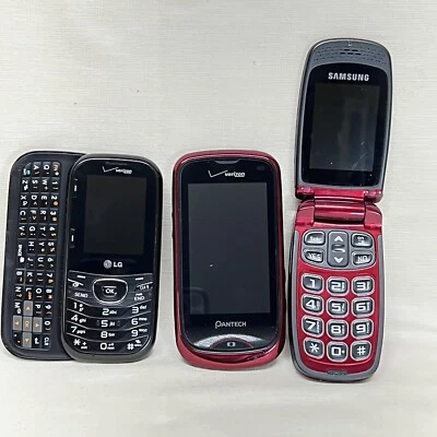 3 Cell Phones For Parts, LG Cosmos, Pantech, Jitterbug, All for Parts Only - Image 1 of 4