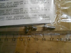 Neu Brunswick Shaker Plattform Kolben Klemmschrauben M1013-0261 3/Packung (2x5mm, 1x10mm) - Bild 1 von 4