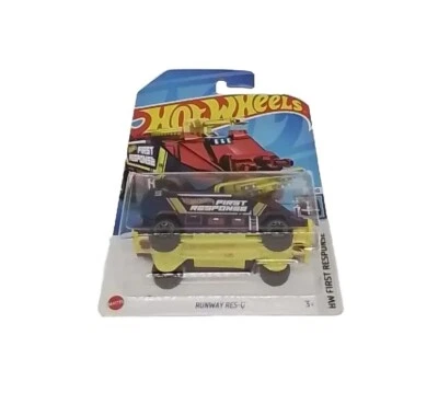 Hot Wheels - Runway RES-Q (blue) - HW FIRST RESPONSE - 2023 - NEW - Image 1 of 4