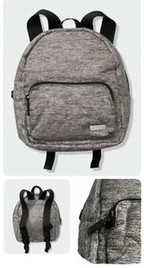 Victoria's Secret Pink Backpack MINI Marble Gray Grey NWT - Picture 1 of 5