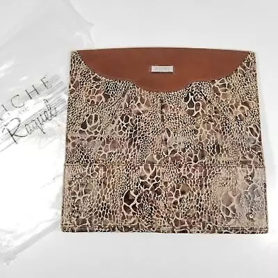 NEW Miche RAQUEL Shell for CLASSIC Purse Bag Brown Snake Giraffe Print Gold 2011 - Image 1 of 4