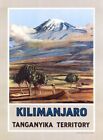 Vintage Mount Kilimanjaro Tourism Poster Print A3/A4