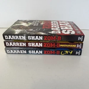 Darren Shan Zom-B Zom-B Underground Zom-B City 3x Paperback Book Bundle - Bild 1 von 12