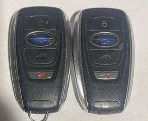 Subaru Smart Keyfobs 4 Buttons Lot of 2 OEM-HYQ14AHC/HYQ14AHK - Picture 1 of 2