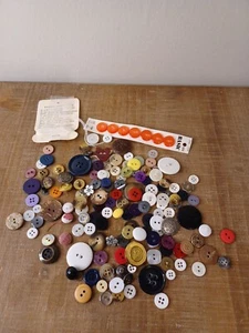 Vintage lot of Collectible Buttons various shapes and sizes - Picture 1 of 6