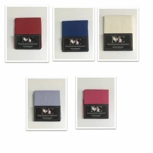 MARIE ADAM Plain Dyed Poly cotton Housewife Pillow Case Pair Pack - Picture 1 of 6