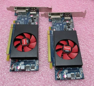 2x AMD Radeon HD8490 1GB DDR3 PCIe DVI DP ATI-109-C36951 Graphics Card 0J53GJ - Picture 1 of 3