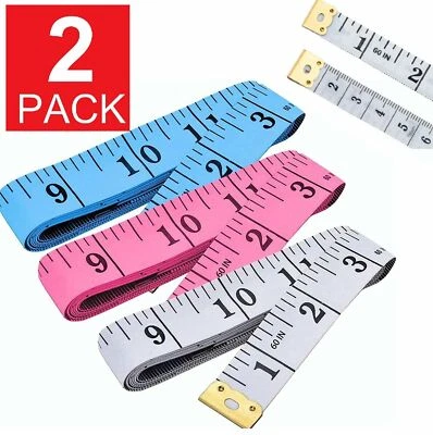 Body Measuring Tape Ruler Sewing Cloth Tailor Measure Soft Flat 60 inch 150 cm - Image 1 of 4