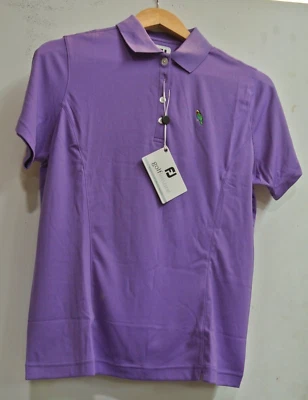 Camisa Polo Footjoy 27069 Mujer Damas Golf Ocio - Púrpura Sólido Talla: Mediana Foto 1 de 4