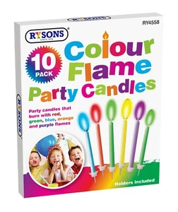 10 X VELAS DE LLAMA DE COLORES NIÑOS ADULTOS CUMPLEAÑOS DECORACIÓN DE PASTELES ADORNO BABY SHOWER - Imagen 1 de 12