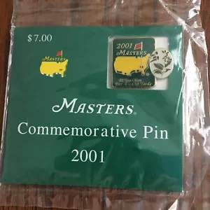 NEU 2001 Masters Turnier Gedenk Pin Golf Tiger Woods Augusta National - Bild 1 von 4