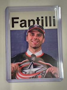 Adam Fantilli Artist Signed Hockey Art Card 1/10