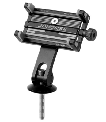 SUPPORTO ALLUMINIO BICI MONOPATTINO MOTO PORTA TELEFONO PER CELLULARE SMARTPHONE - Immagine 1 di 4