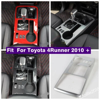 Accesorios Panel de cambio de control central Cubierta Tapicería Para Toyota 4Runner 2010-2019 Foto 1 de 4