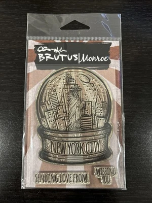 Brutus Monroe City Sidewalks New York City Clear Stamp, BRU2326 - Image 1 of 3