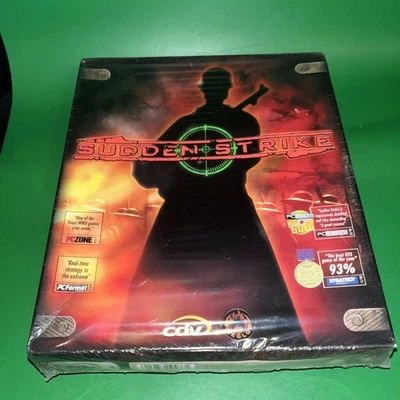Sudden Strike PC Game CD Rom Rare Big Box  WWII Strategy NEW/SEALED - Image 1 of 4