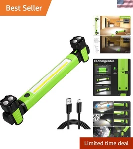 Impact-Resistant Magnetic LED Work Light - Rechargeable & Portable for Any Job - Picture 1 of 9