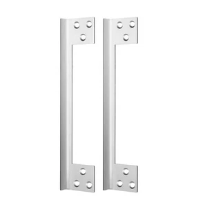 2 Pcs Door Latch Guard Plate Outswing Angle Latch Protector Door Latch1607 - Picture 1 of 16