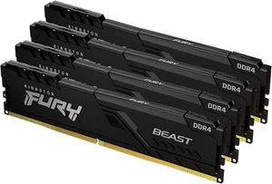 Kingston FURY Beast 128GB (4x32GB) 3600MT/s DDR4 CL18 Desktop Memory Kit of 4 - Bild 1 von 4