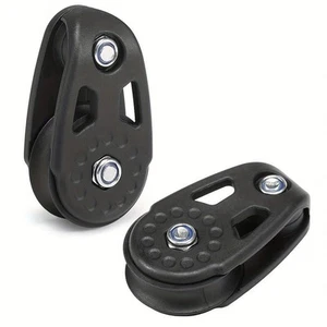 2 Stück Marine Nylon Riemenscheibe für effizientes Seilmanagement in Yachten u - Photo 1/7